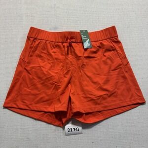 Willit Active Sport  Shorts Women Sz M Orange New With Tags